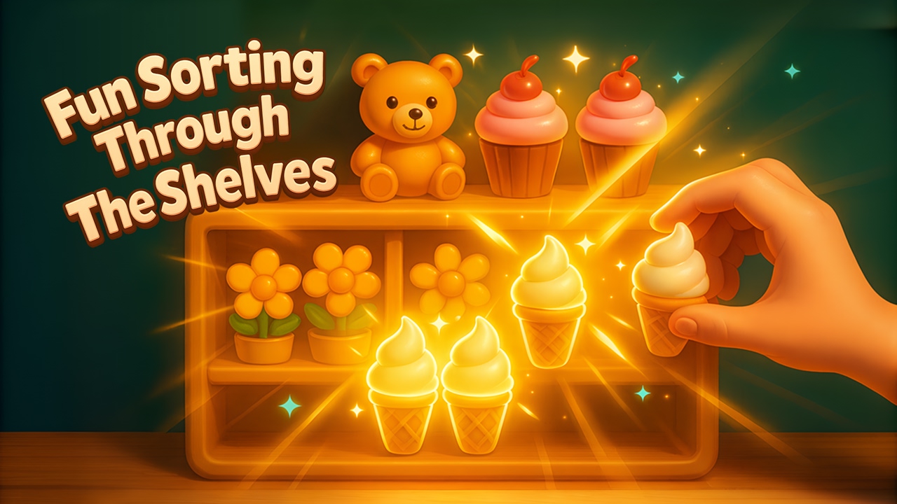 Sortare distractivă prin rafturi