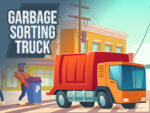 Camion de sortare a gunoiului