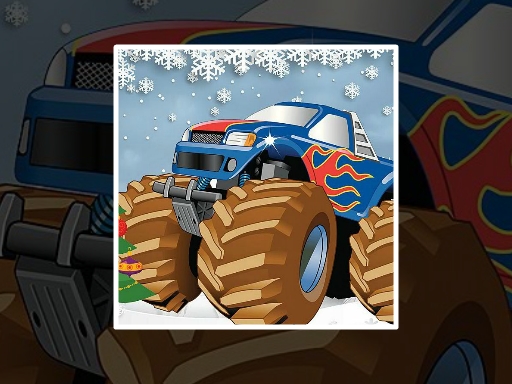Imaginea Puzzle de iarnă Monster Truck